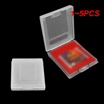 1 ~ 5ШТ Кутия-Дисплей За Съхранение на Касети с Една Игрова Карта за Sega Game Gear Cart GG Clear Replacement GameGear Защитен Калъф